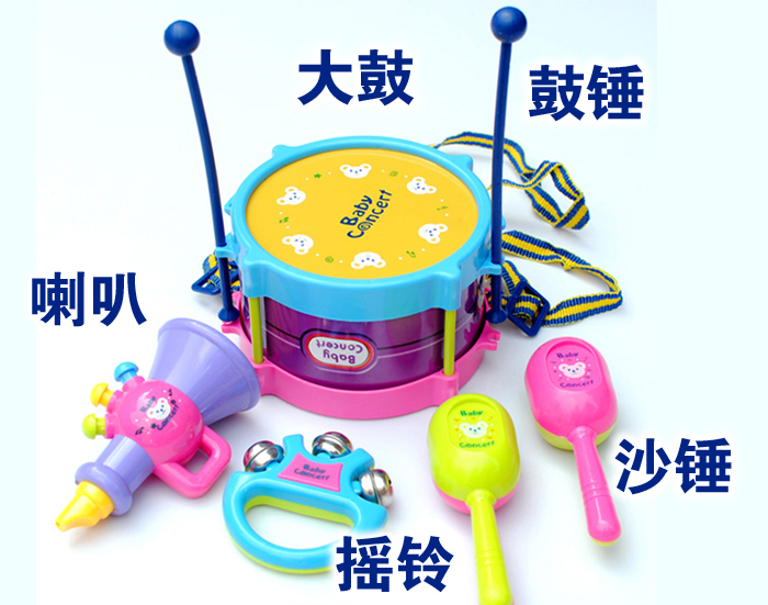 手拍鼓0-1岁婴儿玩具3-6个月女宝宝拍拍鼓小孩到两2三4男5五7六8|ruв категории игрушка/коляска/головоломка/блоки/модель, музыкальная игрушка/детей музыкальный инструмент, музыкальный инструмент костюм - от Buy2taobao.com для оказания профессиональной услуги покупки агента Taobao