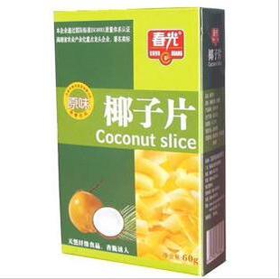  正品零食 海南特产 春光 椰子片 原味 60g 和泰国椰子片一样好吃