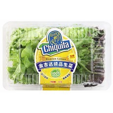  Chiquita金吉达新橡叶生菜(混合)180g盒装精品包装生菜 需清洗