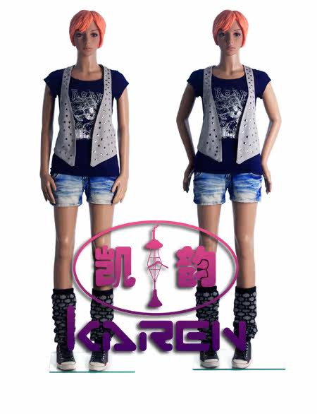 凯韵模特/吉娅少女款模特/塑料模特/送底座/送假发/广东包邮