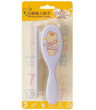[日康白梳RK-3640]婴儿 幼儿梳子 宝宝梳子（梳胎藓)正品