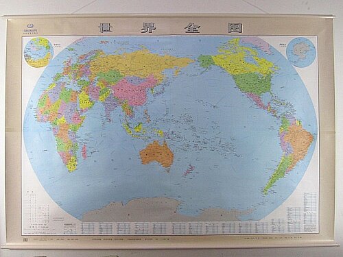 狂卖正版现货！2012中国/世界地图挂图 2*1.5米 双面腹膜 精装版
