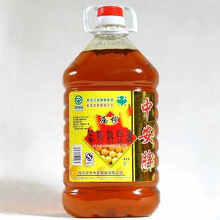  中安笨榨豆油 黑龙江特产 非转基因大豆食用油  建议4件佳吉物流