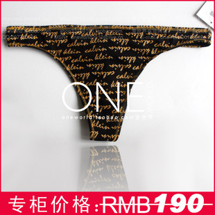 <em>Calvin Klein女士内裤</em>CK代购专柜正品性感黑底
