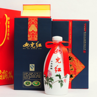  逸墨 绍兴黄酒女儿红 富贵牡丹十年陈花雕礼盒 500ml 送礼用酒
