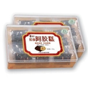  全国包邮山东鲁润 即食阿胶糕 阿胶固元膏片阿胶膏450克 年货礼品