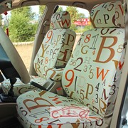 汽车座套四季通用棉布全包座垫套福克斯科鲁兹座椅套捷达英朗坐套