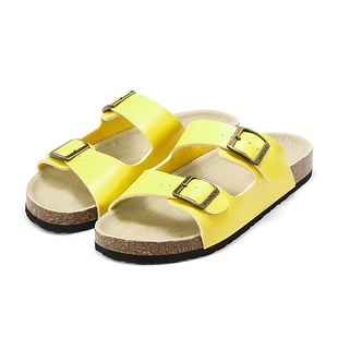 VANCL where  customer Eslite genuine double-row buckle shoes Becken (female) with lemon yellow