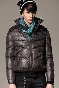 ING2ING new winter coat hallyu fashion wave point man down 080411402