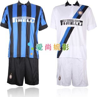 New Inter Milan Football Clothing sets  main child short sleeve football team football clothing competition clothing set