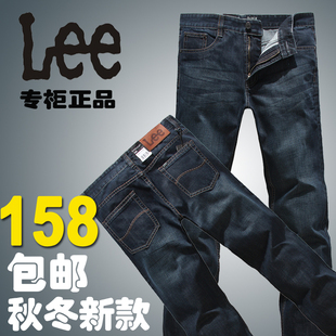 包邮秋冬款LEE 李牌专柜正品男士牛仔裤直筒中腰大码牛仔裤 男