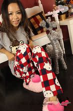 ♥ ME COUTURE のKITTY 波点 红彤彤 过年 圣诞 睡裤 家居裤