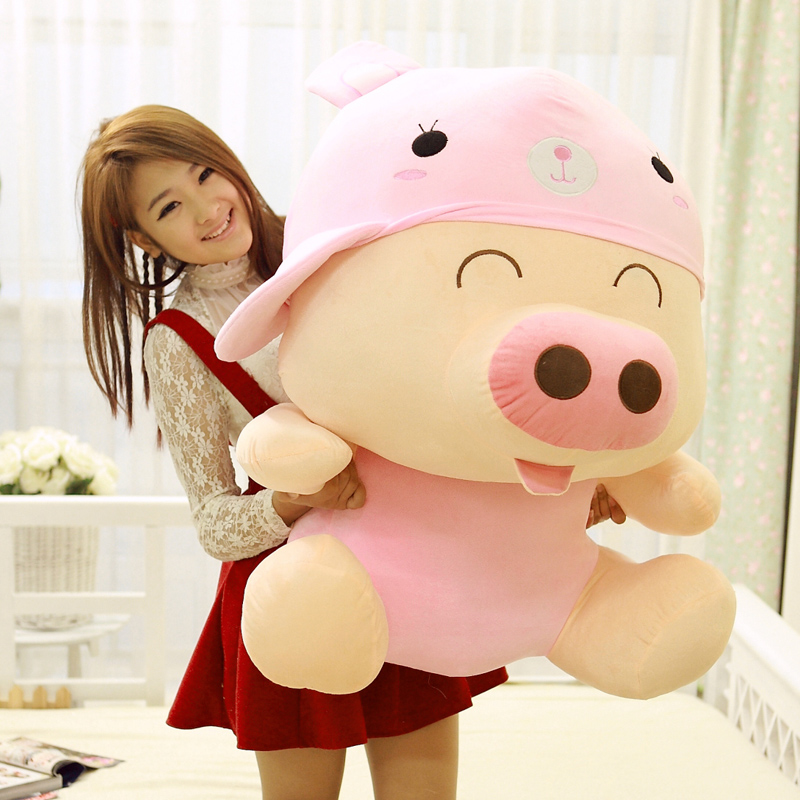 big pig stuffed animal