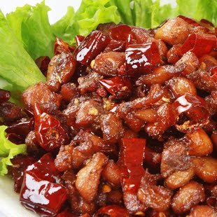  私房菜四川：手工精制秘制麻辣冷吃兔肉干（带骨) 满就返现金