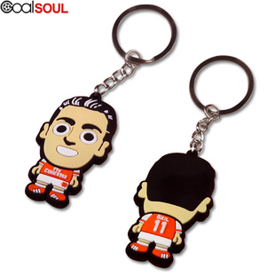 阿森纳厄齐尔德国队漫画卡通足球球迷钥匙扣手
