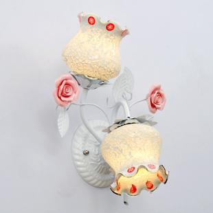 Creative lighting lighting European style Wall lamp bedside lamp double head modern minimalist Eastern Mediterranean balcony lights nine hundred and two-seconds