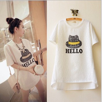 2016孕妇装夏装时尚孕妇上衣韩版大码宽松纯棉孕妇t恤中长款短袖