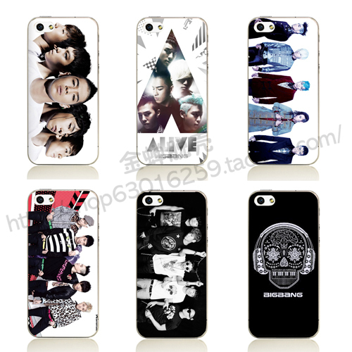 bigbang权志龙iphone5外壳iphone4S手机壳itouch4保护套个性定制