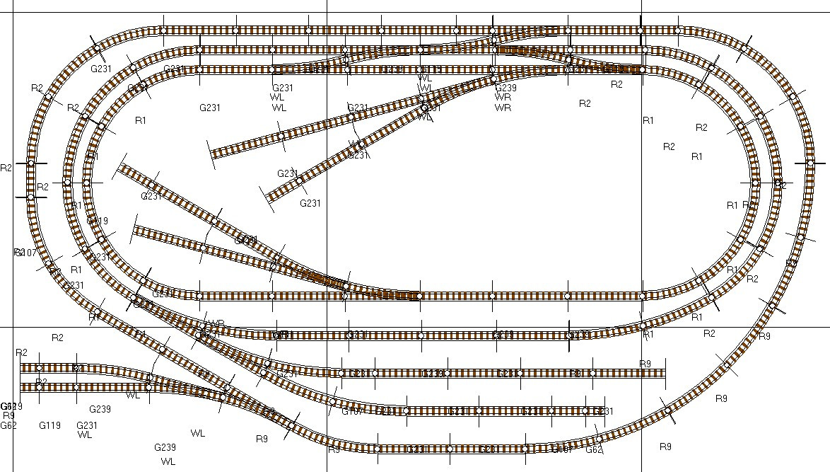 德国piko 火车模型轨道套装 d型轨道d系列#78330(附带控制器)