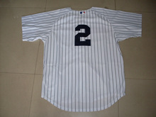 NY YANKEES洋基队主场#2 JETER基特白色刺绣棒球服-特价冲冠