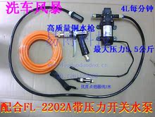 高性能12V隔膜泵高压水泵洗车泵FL-2202A洗车机洗车器套装