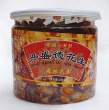 开封特产 正品兴盛德罐装麻辣花生 350克瓶装