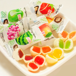  江浙沪皖5斤包邮 好利源鲜乳球脆皮软糖250g糖果麦芽糖黑糖话梅