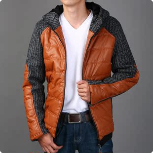  韩版男式加厚棉衣外套大码男士时尚连帽棉服夹克棉袄子潮男