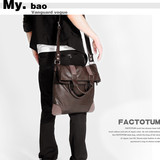 【My.bao】日本潮牌FACTOTUM帅气单肩包三用斜挎包手提包男士肩包