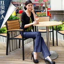 夏季薄牛仔裤女长裤微喇<span class=H>修身</span>牛仔女裤韩版提臀显瘦红贝伊人2215-1
