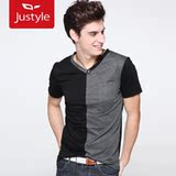 Justyle��ĩ���2012Ӣ�׾���ʱ��V��ײɫƴ�Ӷ���T��