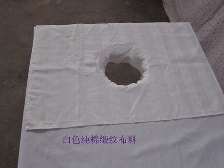 棉线 美容床头洞巾 按摩床SPA专用趴巾 趴枕巾