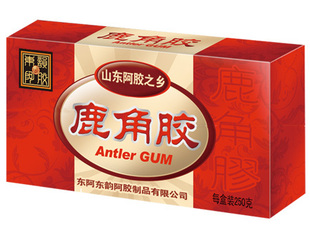  鹿角胶 东阿东韵阿胶Antler GUM 250克 山东阿胶之乡 限时 包邮