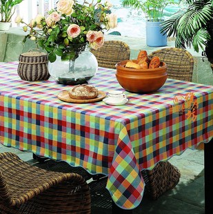 Agile Square Garden tablecloth high-grade waterproof and oil-free wash cloth and waterproof PVC tablecloth tablecloth high temperature resistance