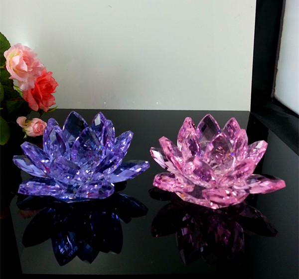 Boutique crystal Lotus Pink violet white Lotus automobile Decoration Home Furnishing decorate originality Thirty-eight giftin the Home accessories , Decoration category - from Buy2taobao.com to provide professional Taobao agent buy service