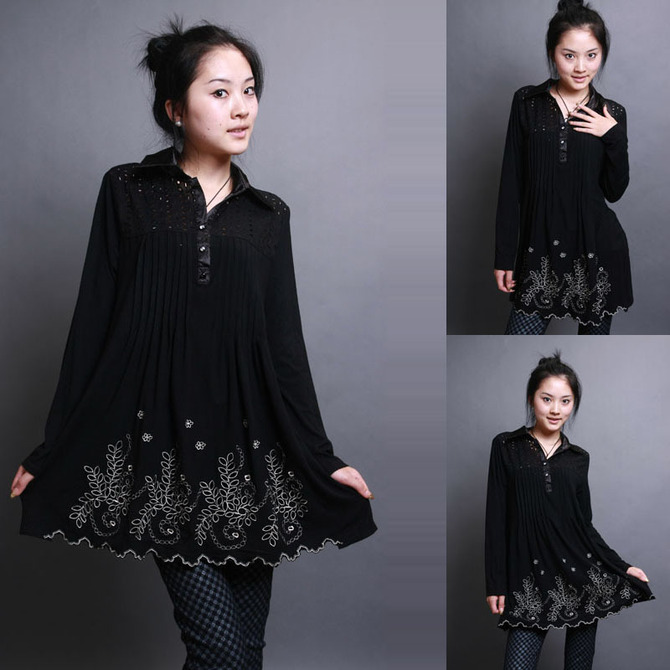 日系<em>大号</em>特<em>大码女装</em>胖mm秋装胖妹妹新品胖人