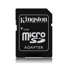 金士顿 TF转SD转接卡 TF卡套 MicroSD卡套 4G 8G 16G 32G通用
