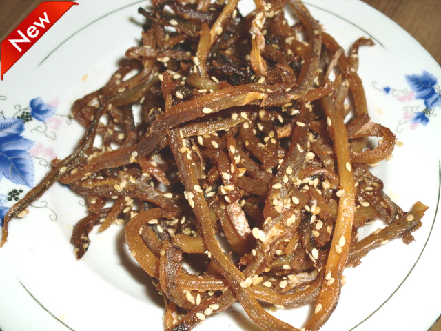 青岛 海味即食 超好吃 香辣 蜜汁芝麻鳗鱼丝/条 办公零食 3斤包邮