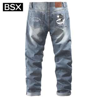 New Giordano BSX men's pants in  summer of 2012 motto fine embroidery printing tide of cylindrical bovine 04112021