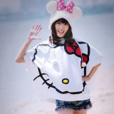 小花女装 2012 新超值 宽松HelloKitty蝙蝠衫时尚短袖T恤 热卖中`