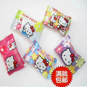  Hello Kitty水果味果汁软糖结婚庆喜糖QQ糖果散装500g零食批发