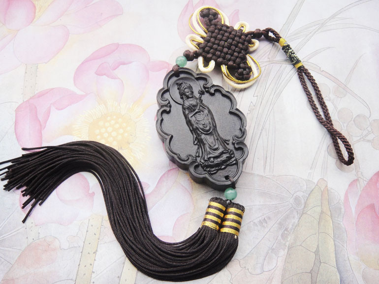 Sichuan Province Ebony Car hitch Dark wood automobile Pendants Pendant Pendants Jushi Bodhisattvain the Car/Articles/Fitting/Refit , Car Accessories/The jewelry , Car hanging category - from Buy2taobao.com to provide professional Taobao agent buy service