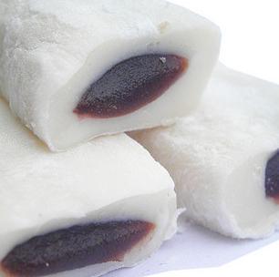  台湾进口食品零食 三叔公雪之恋 手造麻糬/手工麻薯 红豆味 180g