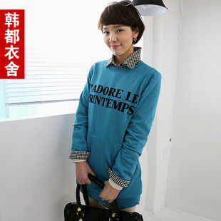 精品<span class=H>女</span>装●正品●时尚韩版2011冬装新款圆领字母长袖<span class=H>卫衣</span>GW0593阨