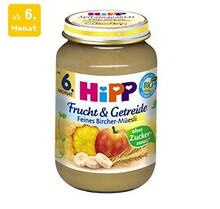 皇冠 德国直送 hipp喜宝有机水果+谷物泥190g 6个月以上4810