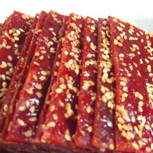  靖江独家秘制 蜜汁芝麻猪肉脯 舌尖上的中国