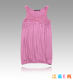 [jiangnan E stack] foreign trade export hook flower embroidery Europe and  folds of  female fashion long money sleeveless T-shirt
