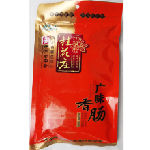 留意食品专销 纯干生态猪肉 桂花庄土猪腊肠广味500克 年货抢购