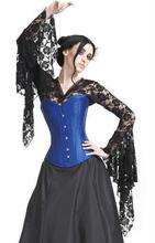 Annzley品牌束腰corset配套打底衫黑色/白色