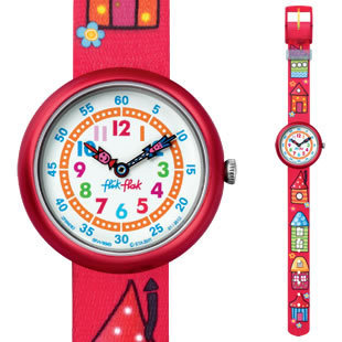  专柜联保正品 Swatch  儿童手表 男孩女孩 童话小屋 ZFBN083